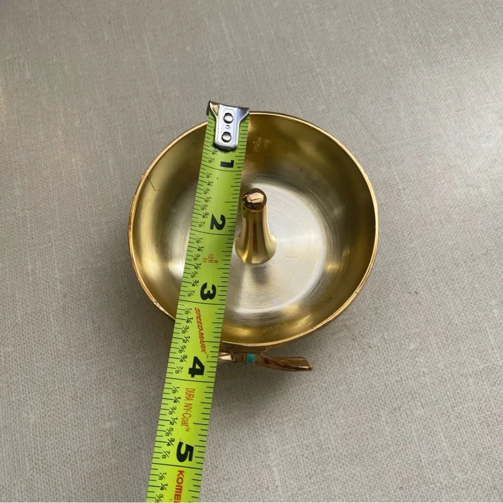 Kate Spade x Lenox Turquoise Blue Gold‎ Ring Holder Trinket Dish